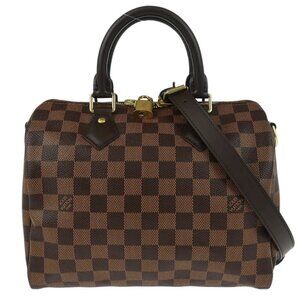 Louis Vuitton Damier Speedy Bandouliere 25 2way Handbag